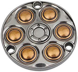 Guyker Guitar Back Cover Roulette Pattern Metal Toggle Switch Compatible with Gibson Les Paul LP Style Guitar