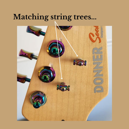 Electric Guitar String Trees – Zinc Alloy Roller Guides | Guyker