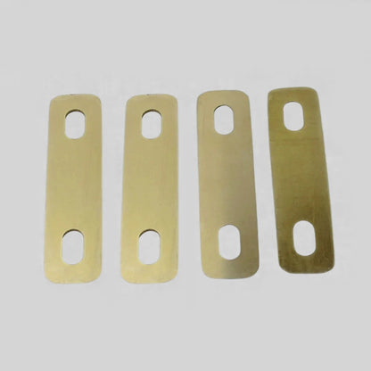 4Pcs Connection Guitar Neck Plate Guitar Neck Shim Heightening Gasket  Bass Instrument Accessories Tool Brass
