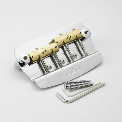 4 String Bass Bridge Brass Saddles | Guyker