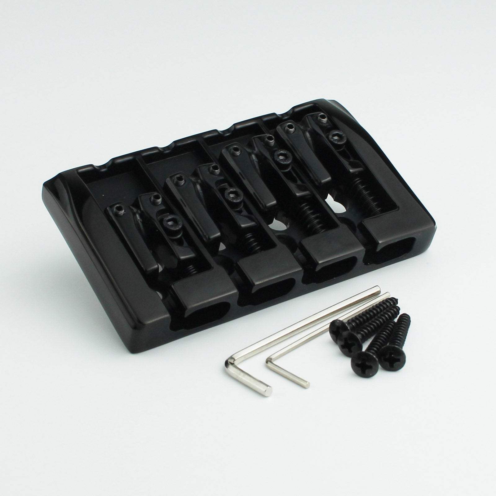 4 String Bass Bridge Zinc Alloy 19mm Spacing Dual Loading Guyker