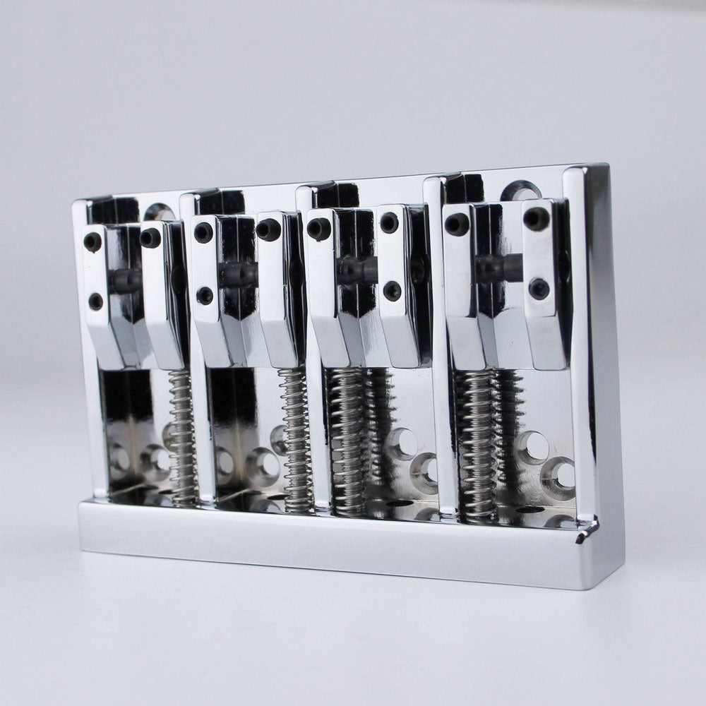 4 String Bass Bridge with Adjustable Saddles Zinc Alloy Vintage Design | Guyker