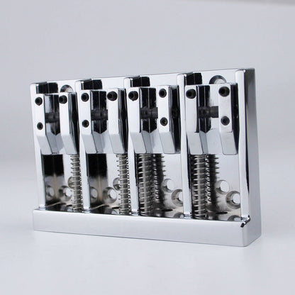 4 String Bass Bridge with Adjustable Saddles Zinc Alloy Vintage Design | Guyker