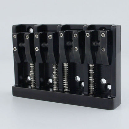 4 String Bass Bridge with Adjustable Saddles Zinc Alloy Vintage Design | Guyker
