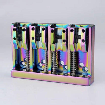 4 String Bass Bridge with Adjustable Saddles Zinc Alloy Vintage Design | Guyker