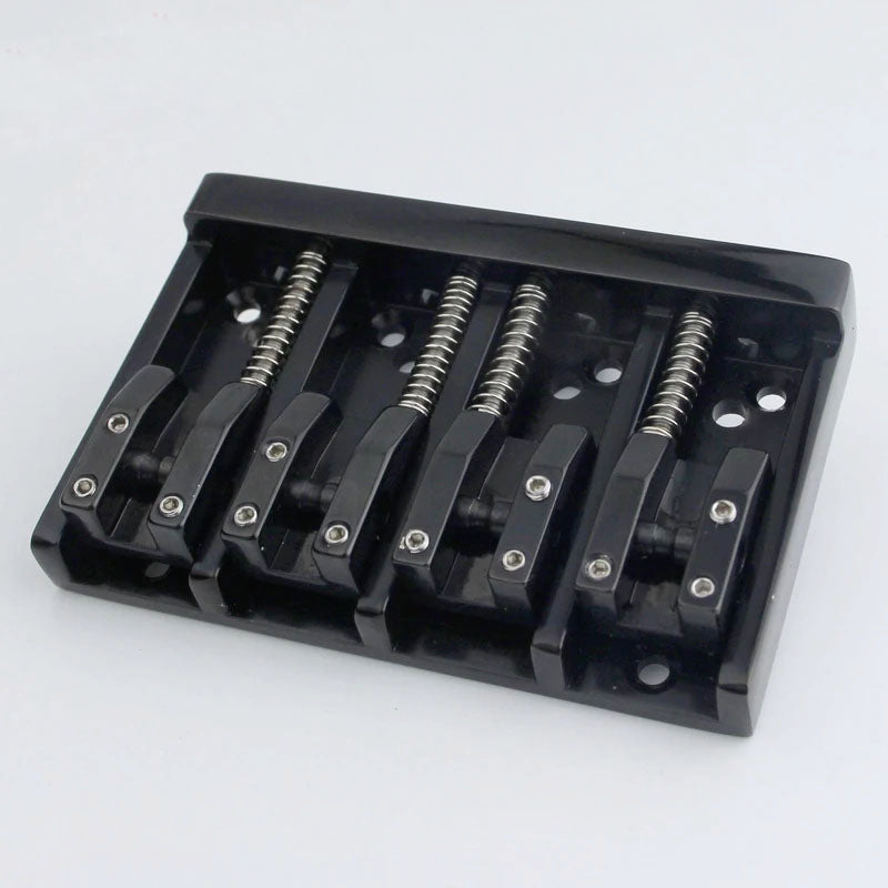 4 String Bass Bridge with Adjustable Saddles Zinc Alloy Vintage Design | Guyker