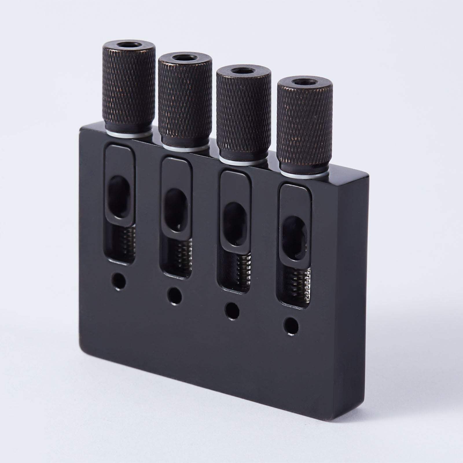 4 String Headless Bass Bridge – Slightly Adjustable Black | Guyker