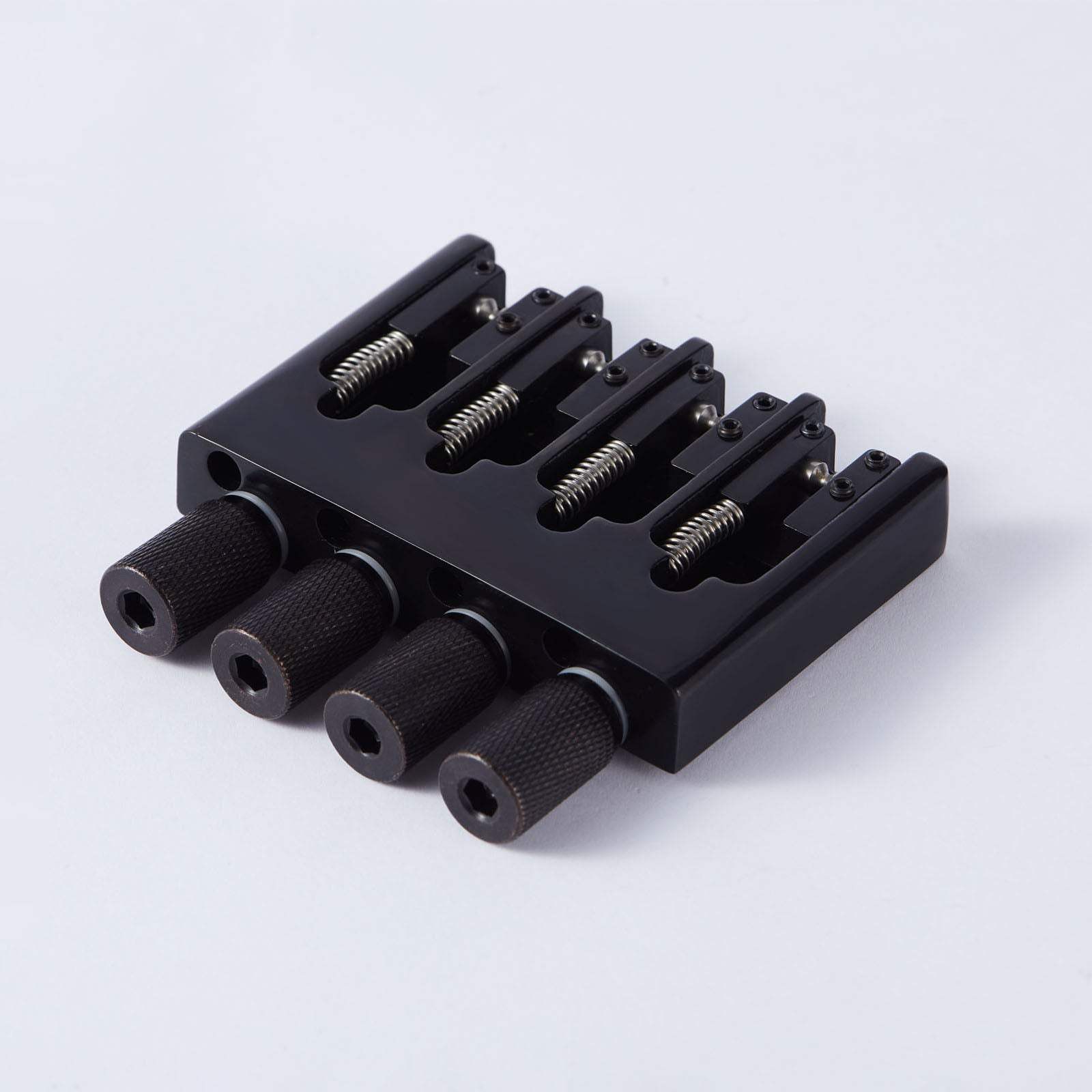 4 String Headless Bass Bridge – Slightly Adjustable Black | Guyker