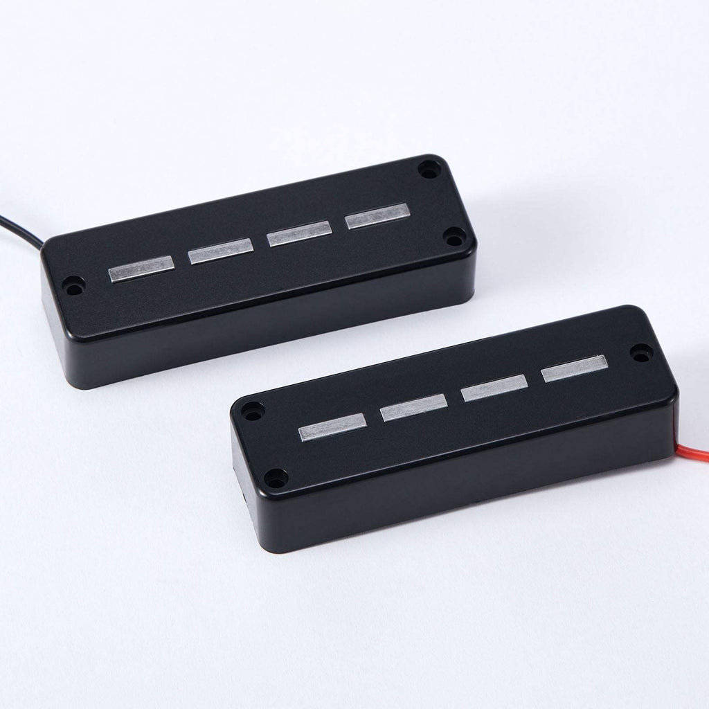 品質検査済 Bass 4-String Guyker Ceramic Black Neck, & Bridge - Set Pickup その他