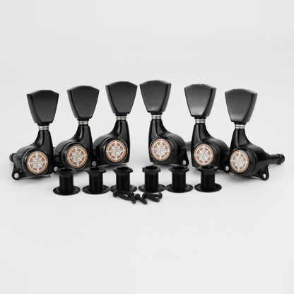 Guyker GK-510D4SP Locking Tuners with 1:21 Gear Ratio for LP and SG Electric Guitars