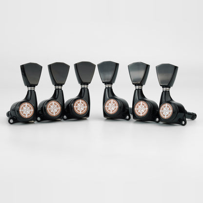 Guyker GK-510D4SP Locking Tuners with 1:21 Gear Ratio for LP and SG Electric Guitars