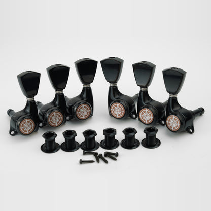 Guyker GK-510D4SP Locking Tuners with 1:21 Gear Ratio for LP and SG Electric Guitars