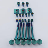 Guyker Red Titanium Alloy Screws Set Replacement Compatible with FR Tremolo System Electric Guitar