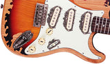 Guyker Full Size Electric Guitar 6 String Solid Body F-ST Strat Style - Maple Fretboard, Alder Body, Right Handed Tuners, SSS Pickups, Tone and Volume Knobs, for Beginner Intermediate & Pro Players