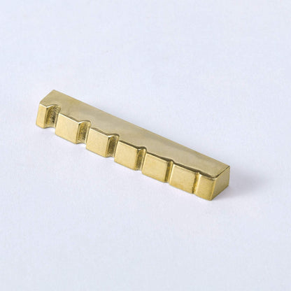 54mm Pre-Slotted Brass Nut for Electric Bass Right-Handed by Guyker