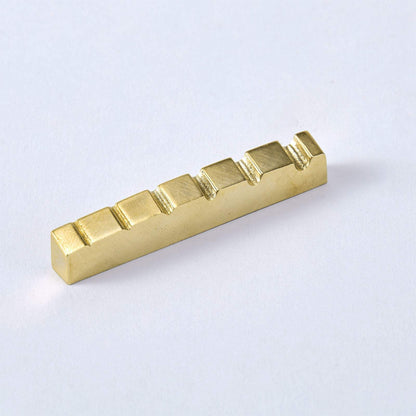 54mm Pre-Slotted Brass Nut for Electric Bass Right-Handed by Guyker