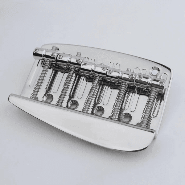 5 String Bass Bridge – Hard Tail with Brass Base | Guyker