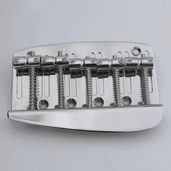 5 String Bass Bridge – Hard Tail with Brass Base | Guyker