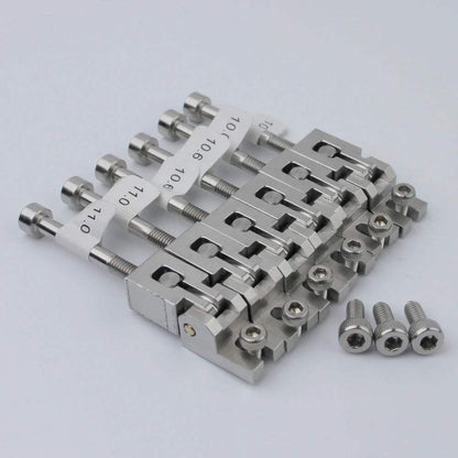 FR-SUS6ps Steel Bridge Saddles - Compatible with Floyd Rose FR Tremolo System - Guyker
