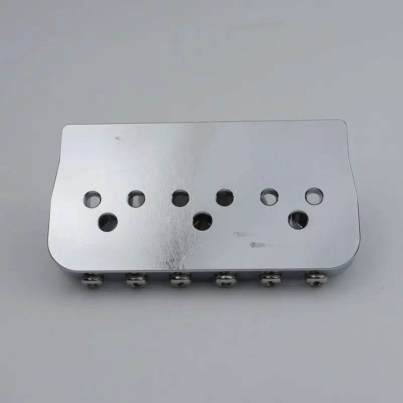 6 String Fixed Brass Electric Guitar Bridge Brass Chrome