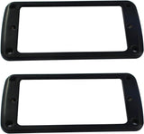 Guyker Metal Flat Humbucker Cover, Pickup Mounting Ring Set - Bridge Neck Pickups Frame Replacement Part for Electric Guitar or Precision Bass(2PCS, PR004 Chrome)