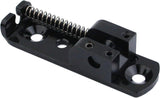 Guyker Vintage Machined Adjustable Stainless Steel Saddle Metal Plate Single Bass Bridge (1 Piece, Black)