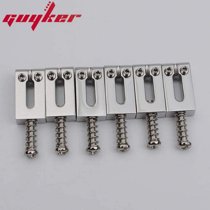 CNC-XD 10.5/10.8MM Guitar Tremolo Bridge Brass Saddles - Guyker