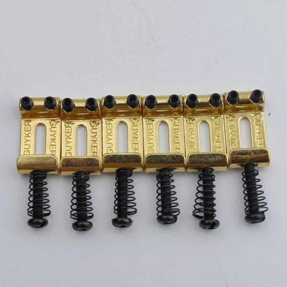 6個入りカメレオントレモロブリッジ曲げステンレス製サドルシステム10.8MM ST TLエレキギターレインボー交換用