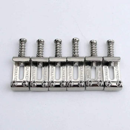6Pcs Chameleon Tremolo Bridge Bent Steel Saddles System 10.8MM Replac