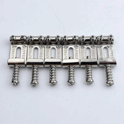 6Pcs Chameleon Tremolo Bridge Bent Steel Saddles System 10.8MM Replac