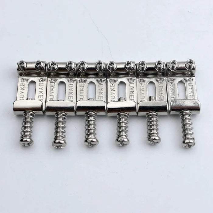 6Pcs Chameleon Tremolo Bridge Bent Steel Saddles System 10.8MM Replac