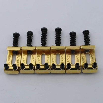 6Pcs Chameleon Tremolo Bridge Bent Steel Saddles System 10.8MM Replac