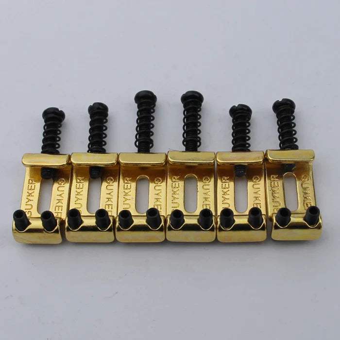 6Pcs Chameleon Tremolo Bridge Bent Steel Saddles System 10.8MM Replac