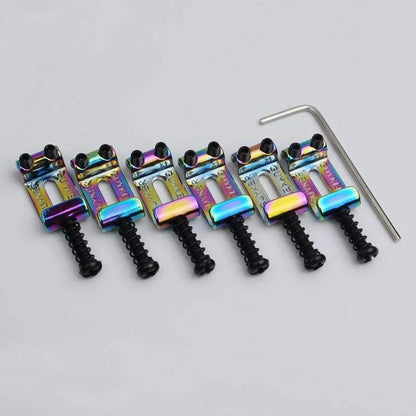 6Pcs Chameleon Tremolo Bridge Bent Steel Saddles System 10.8MM Replac