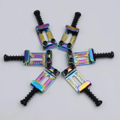 6Pcs Chameleon Tremolo Bridge Bent Steel Saddles System 10.8MM Replac