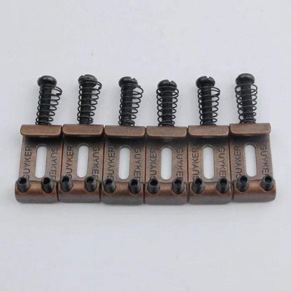 6Pcs Chameleon Tremolo Bridge Bent Steel Saddles System 10.8MM Replac