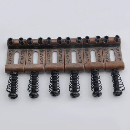 6Pcs Chameleon Tremolo Bridge Bent Steel Saddles System 10.8MM Replac