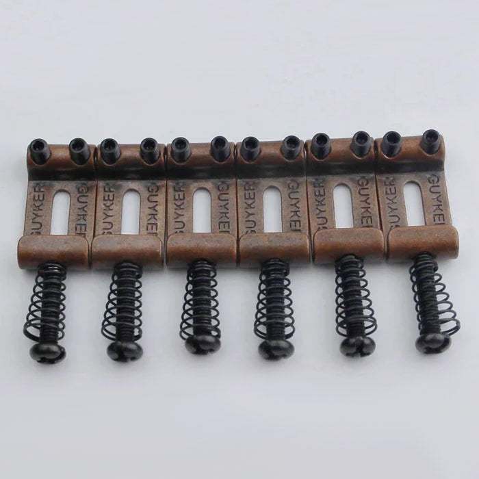 6Pcs Chameleon Tremolo Bridge Bent Steel Saddles System 10.8MM Replac