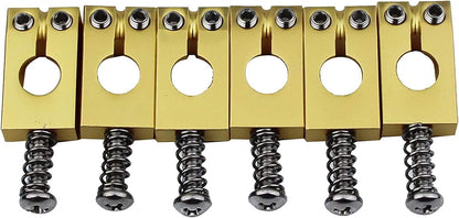 PRS-brass-10.5 Guitar Tremolo Bridge Saddles - Guyker