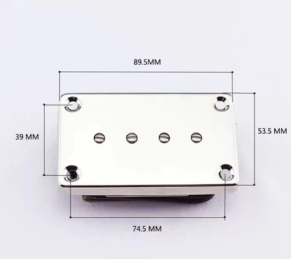 Artec Custom Hot 4-String Bass Pickup Chrome