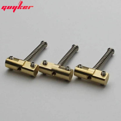 A Set Guitar Bridge Saddles (3 Pcs)  Wilkinson Guitar Bridge 10.8mm Brass Compensated Saddles for TL Replacement Part