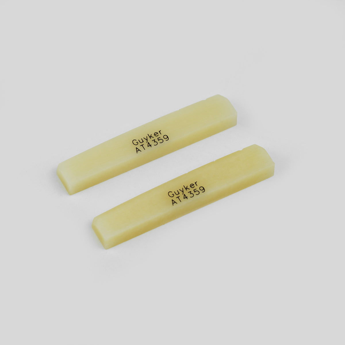 Guyker AT Series Oil-Impregnated Bone Guitar Nuts & Saddles for Acoustic Guitar