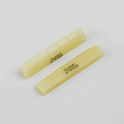 Guyker AT Series Oil-Impregnated Bone Guitar Nuts & Saddles for Acoustic Guitar