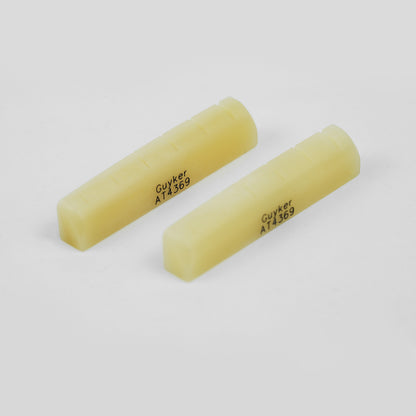Guyker AT Series Oil-Impregnated Bone Guitar Nuts & Saddles for Acoustic Guitar