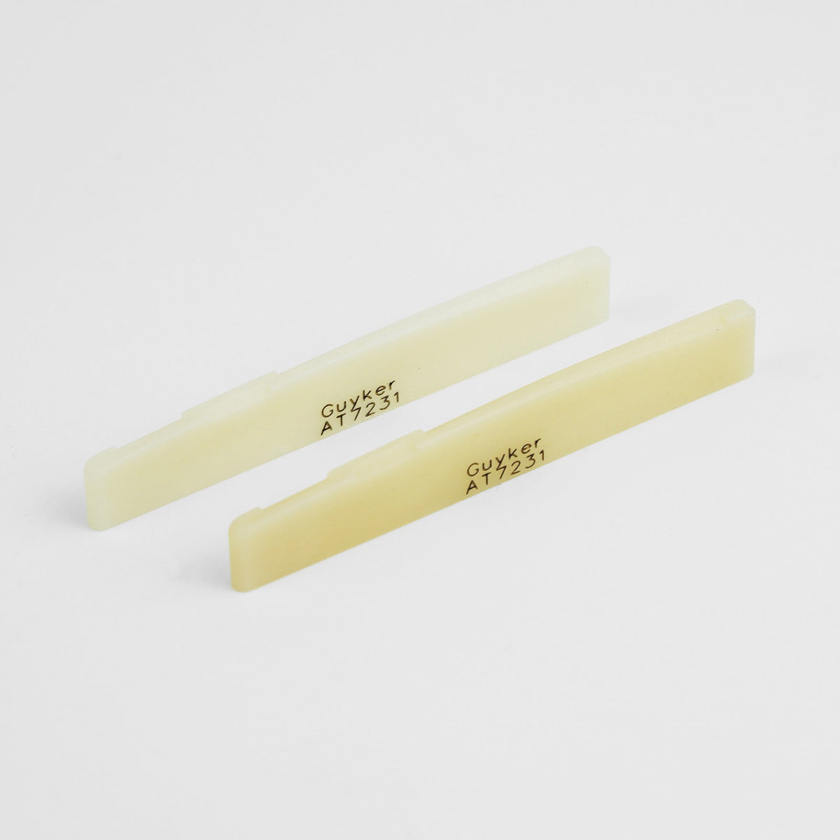 Guyker AT Series Oil-Impregnated Bone Guitar Nuts & Saddles for Acoustic Guitar