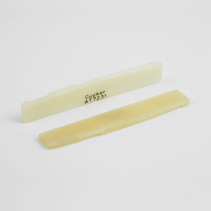 Guyker AT Series Oil-Impregnated Bone Guitar Nuts & Saddles for Acoustic Guitar
