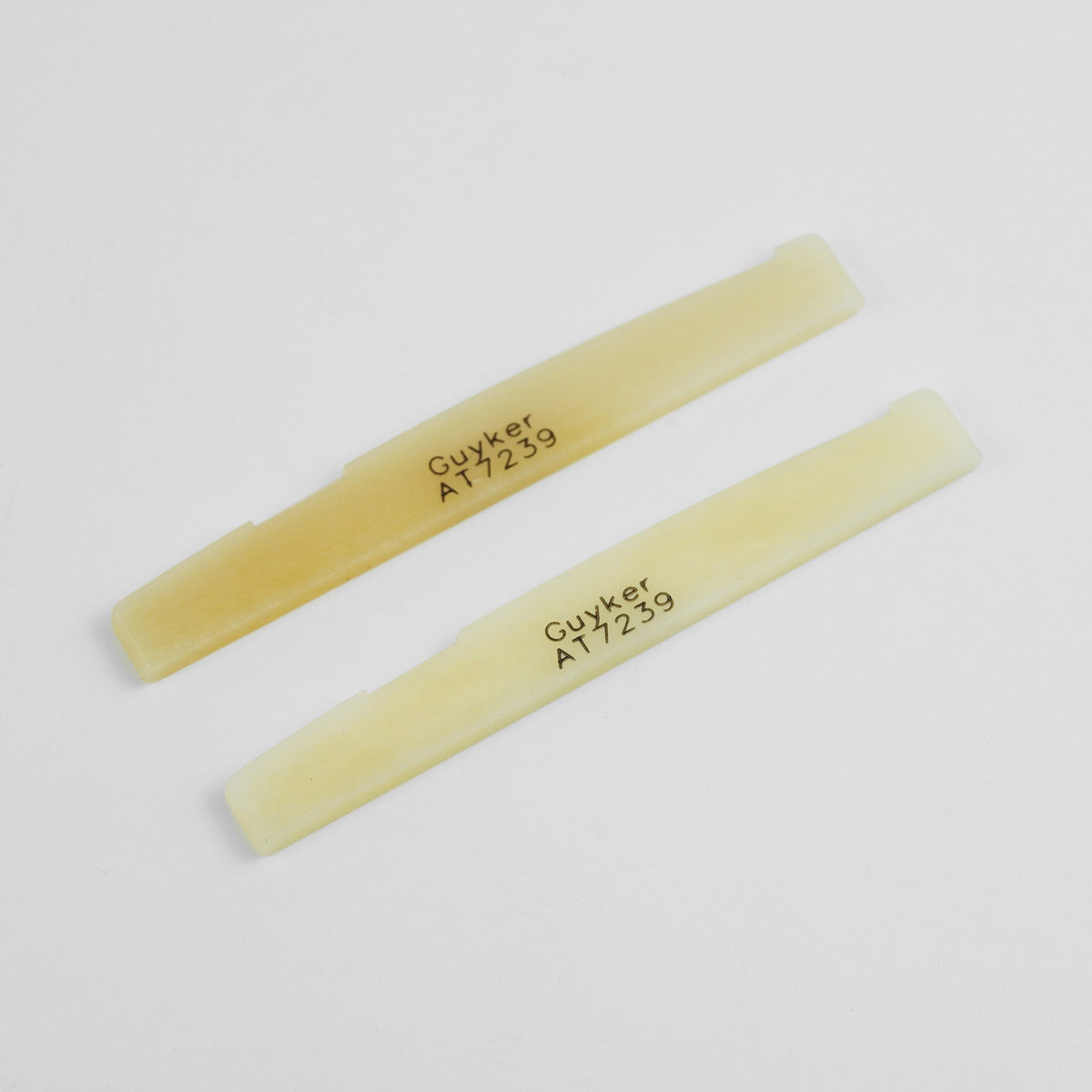 Guyker AT Series Oil-Impregnated Bone Guitar Nuts & Saddles for Acoustic Guitar