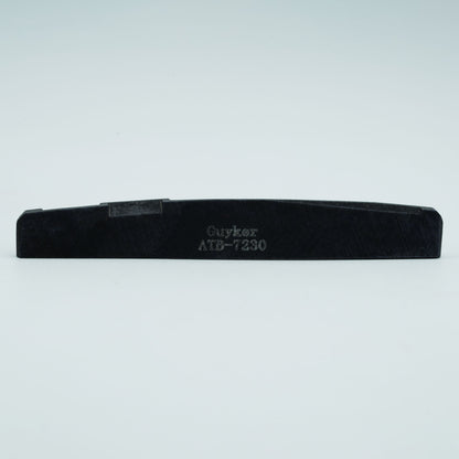 Guyker Bone Nut or Saddle Black Flat for Acoustic Guitar