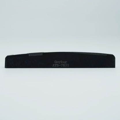 Guyker Bone Nut or Saddle Black Flat for Acoustic Guitar