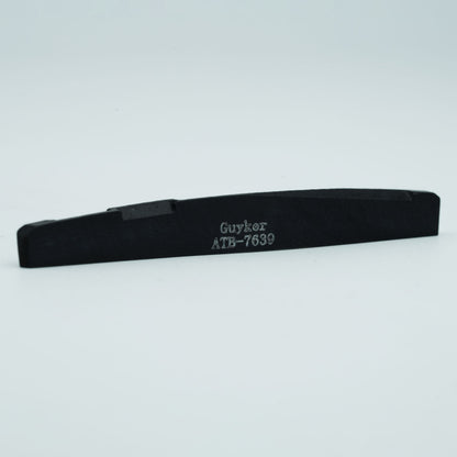 Guyker Bone Nut or Saddle Black Flat for Acoustic Guitar